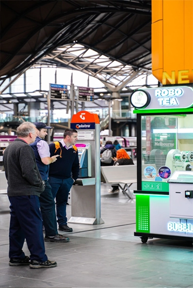 Succès des distributeurs automatiques de bubble Tea Les clients australiens partagent leur amour